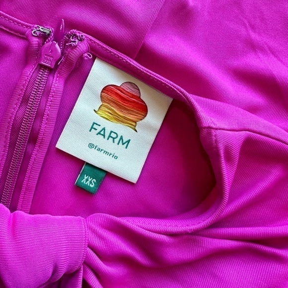 #32 NWOT FARM Rio Long Sleeve Bodysuit in Pink - Picture 8 of 8